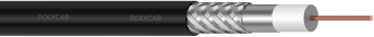 Polycab co-axial cables - RG 59 F, RG 6 F and RG 11 F, foam insulated with aluminium foil laminate