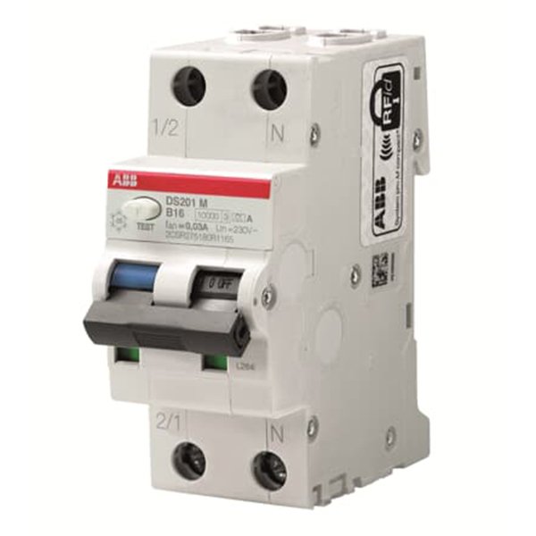 ABB DS201 RCBO - Residual Current Operated Circuit Breaker (RCBO) - Types Available