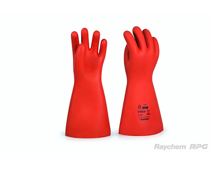 Raychem RPG Arc Flash Gloves - Kamfet insulating rubber gloves + arc flash