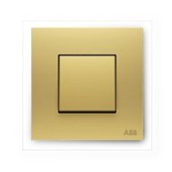 ABB Millenium matt gold 192X192 - Modular Switches And Accessories